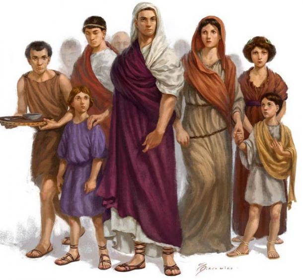 An ancient Roman family