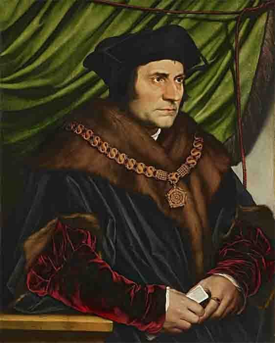 Did Sir Thomas More discover the truth? Portrait by Hans Holbein. (Public Domain)