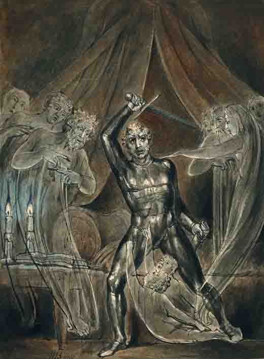 Richard III and the Ghosts by William Blake. (Public domain)
