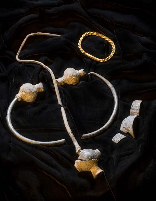 The rare Viking hoard was discovered on the Isle of Man by Kath Giles, and has been dubbed the “the Giles Hoard.” (Manx National Heritage Museum)