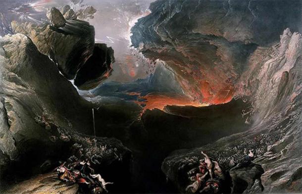 The End of the World , painting also known as The Great Day of His Wrath by John Martin (1853)(Public Domain)