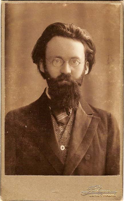 Sigurd Agrell (1881-1937), Swedish poet, runologist and professor in Slavic languages at Lund University, Sweden. 
