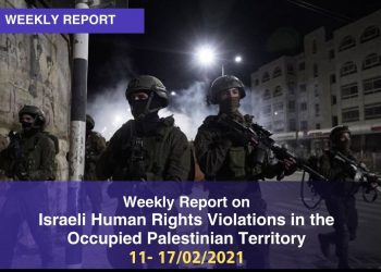Weekly Report on Israeli Human Rights Violations in the Occupied Palestinian Territory (11-17 January 2021)