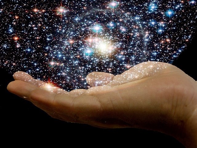 God holding universe 1