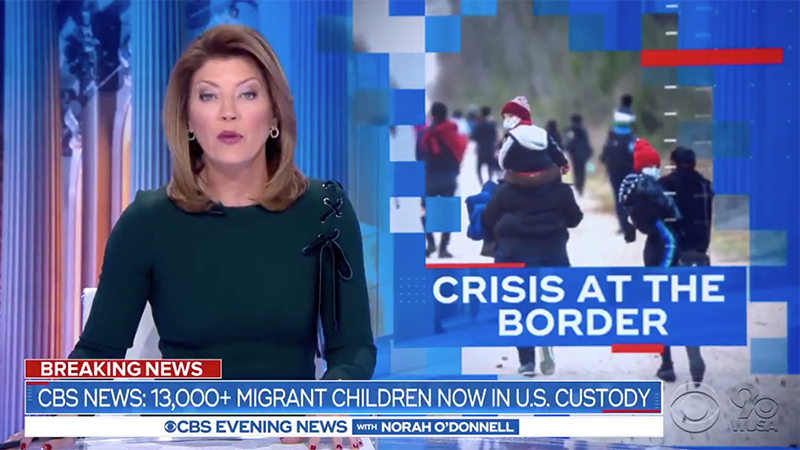 cbs reports there are now 13,000 ‘kids in cages’ at the border