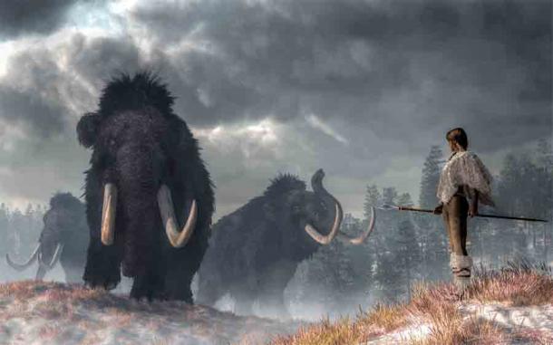 Could the Mount Holly mammoth analysis mean that humans and woolly mammoths coexisted in the Northeastern United States? (Daniel / Adobe Stock)