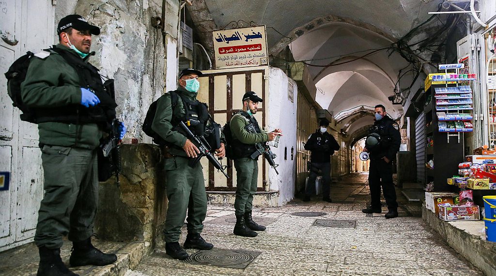 israel lockdown police