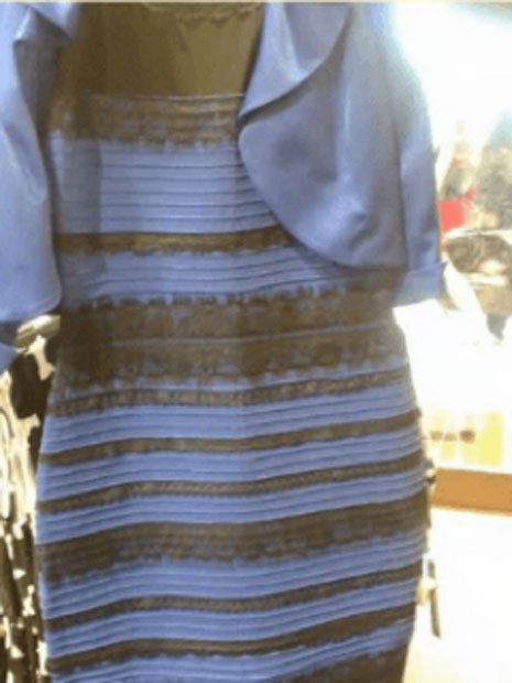 The Dress photograph that made millions of internet users argue about the colors present. (Fair Use)