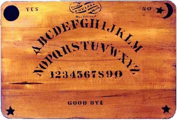 An original Ouija board created in 1894