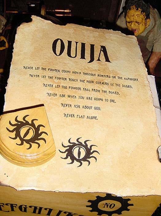 20th century Ouija Board ‘Rules’