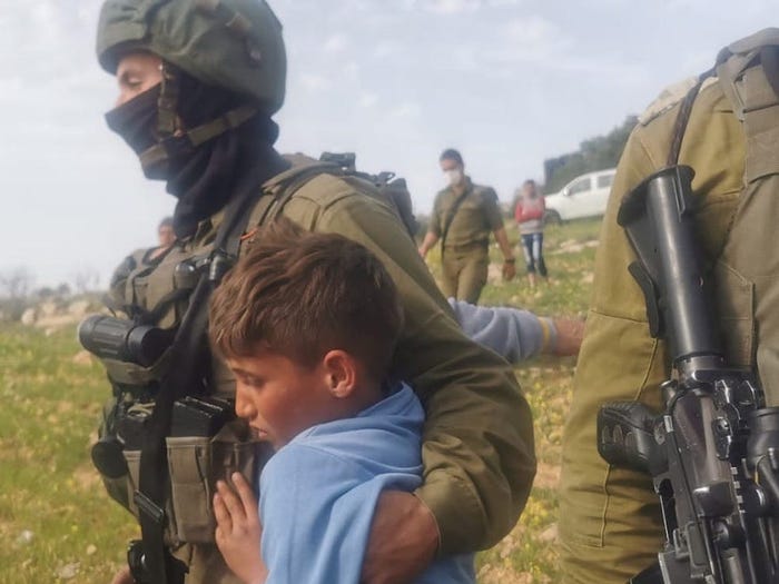 palestinian children soldiers west bank