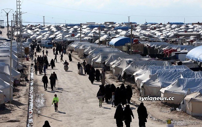 Al Hol (Hawl) concentration camp for Syrian refugees in Hasakah