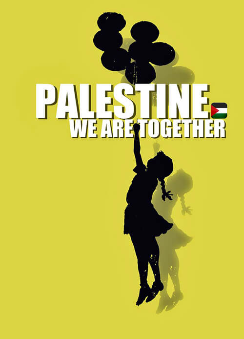 "Palestine - We Are Together" by Weichi Liang