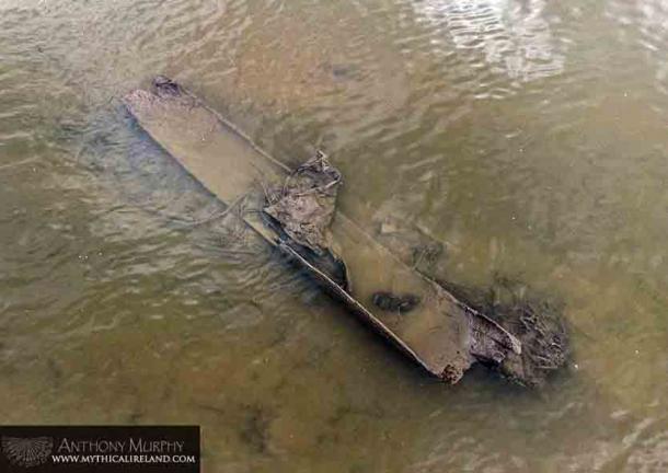 The discovery of this logboat in the River Boyne could be the start of a new era of archaeological exploration in the area. (Anthony Murphy / Mythical Ireland)