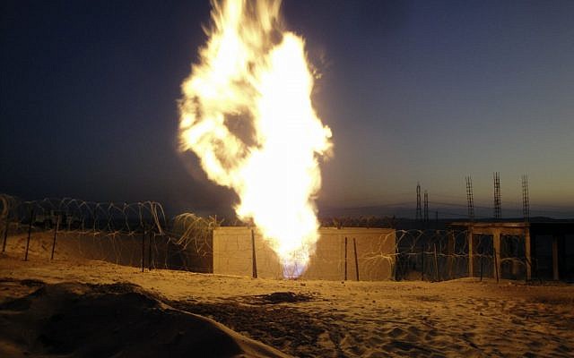 The gas pipeline from Egypt to Israel has been sabotaged repeatedly by militant groups (photo credit: AP)