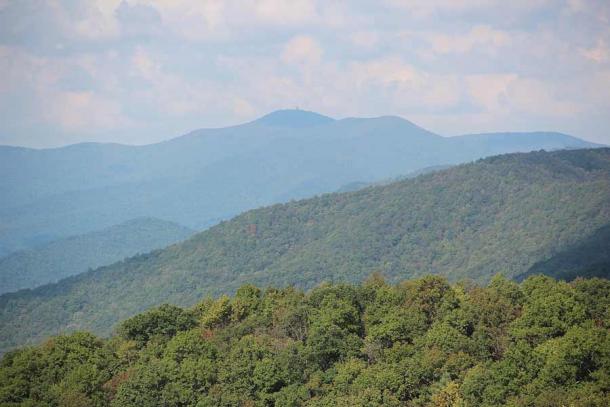 Some people have “claimed” that Brasstown Bald, Georgia's highest peak, was an ancient Mayan site. It’s not far from Trap Rock Gap. (Thomson200 / CC0)