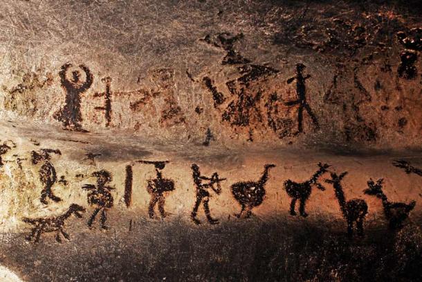 Were these prehistoric mural drawings in the Magura cave, Bulgaria made by subterranean artists that were “high” due to a lack of sufficient oxygen? (MEDIAIMAG / Adobe Stock)