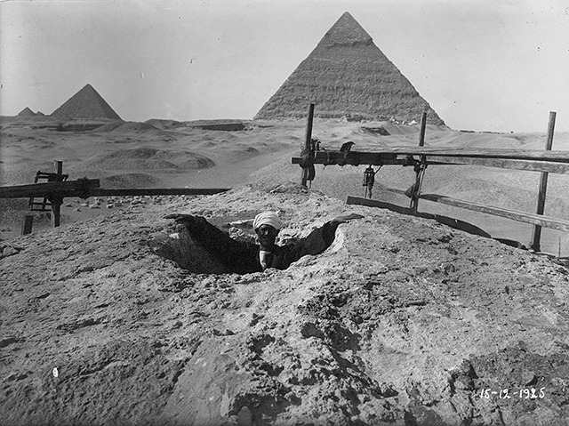 rare images show how to access the hidden chambers beneath the sphinx