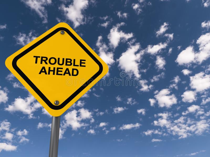 132 Trouble Ahead Sign Photos - Free & Royalty-Free Stock Photos from Dreamstime