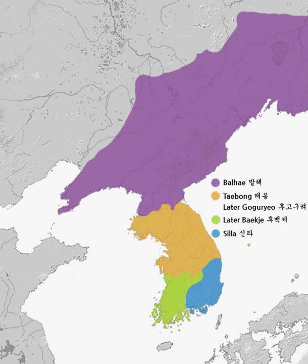The territories of the Later Three Kingdoms and China to the north. (KJS615 / CC BY-SA 3.0)