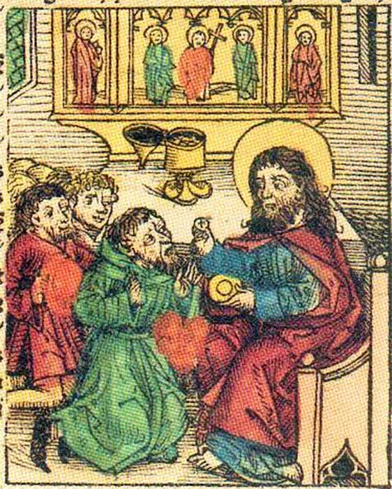 Prester John from Hartmann Schedel's Nuremberg Chronicle. (1493) (Public Domain)