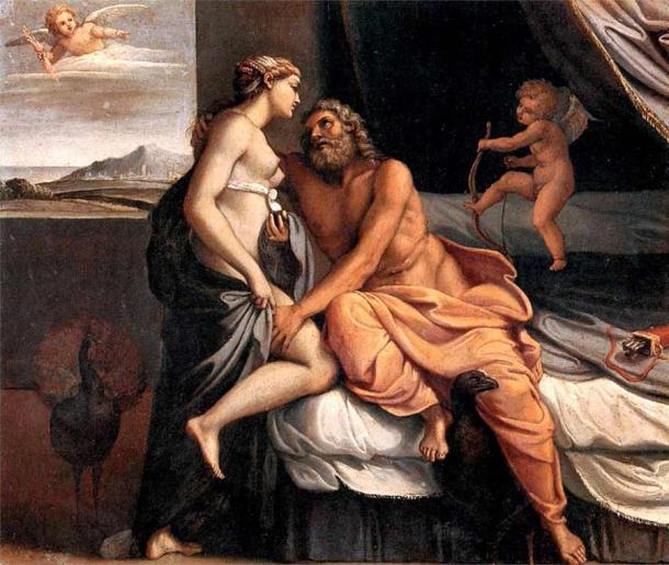 Hera, goddess of marriage, had a volatile relationship with Zeus, king of the Greek pantheon. (Public domain)