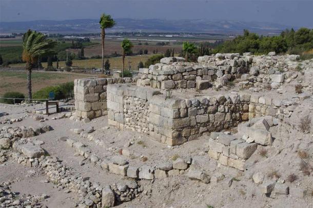 A gateway into the fortified Philistine citadel of Megiddo, in present-day Israel.