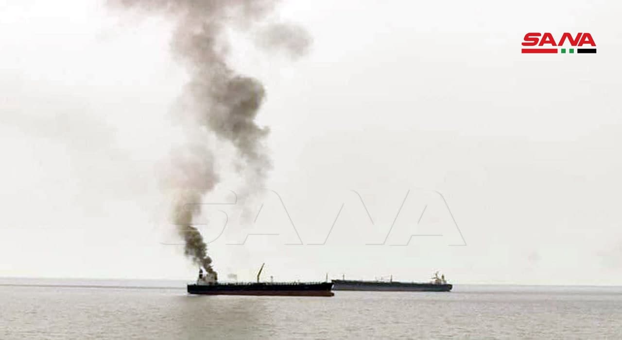 Explosions Rock Tanker Anchored Off Syria’s Coast (Video, Photos)
