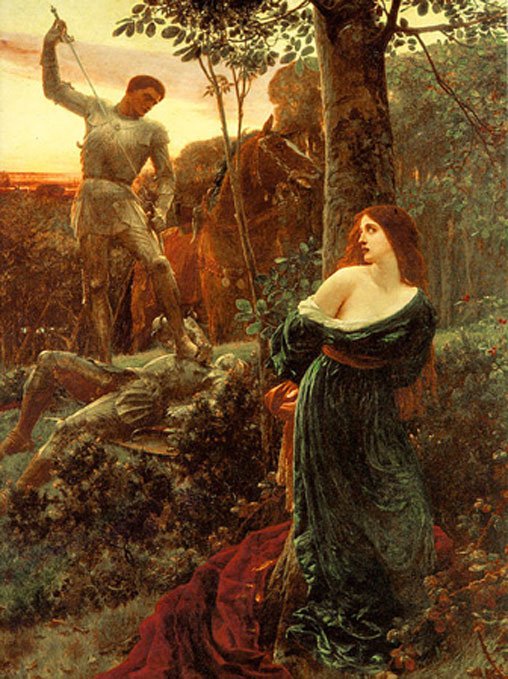‘Chivalry’ (1885) by Franck Dicksee.