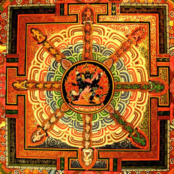 ‘Tantra thangka – centre’.