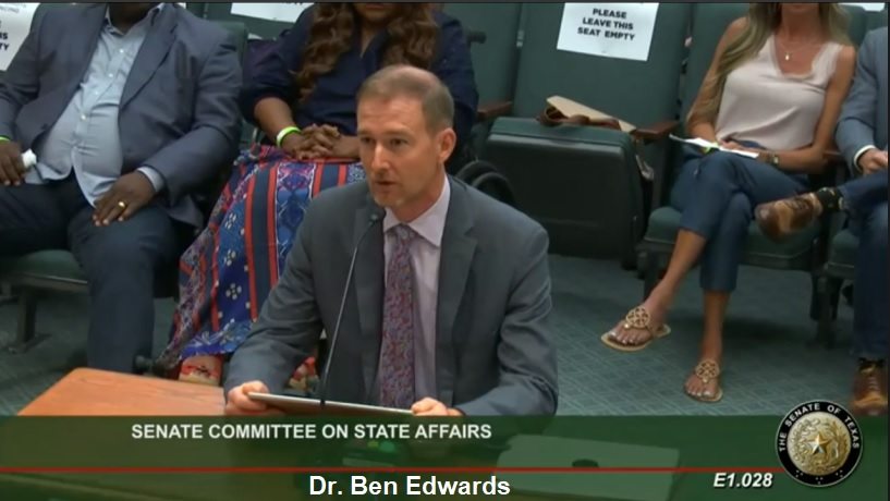 Medical Doctors Testify Before State Senate in Texas! Dr.-Ben-Edwards
