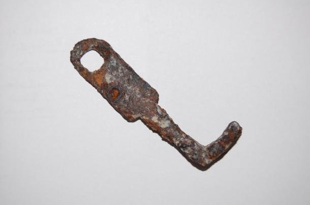 The key for an ancient Roman lock. (ernstboese / Adobe Stock)