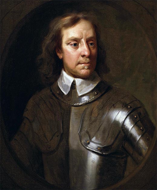 A portrait of Oliver Cromwell. It has been suggested that the person who ordered the Cerne Abbas Giant to be cut, did so in order to make a mockery of his political adversary Cromwell. (Samuel Cooper / Public domain)