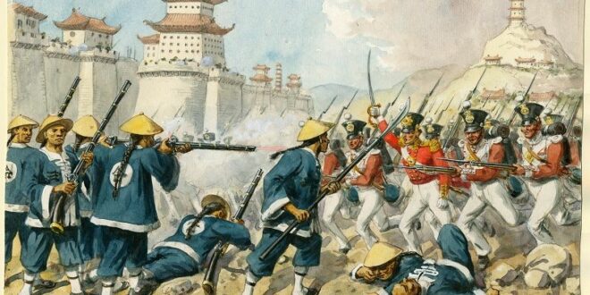 The Humiliation of China: The 98th Regiment of Foot at the attack on Chin-Kiang-Foo, 21 July 1842.
