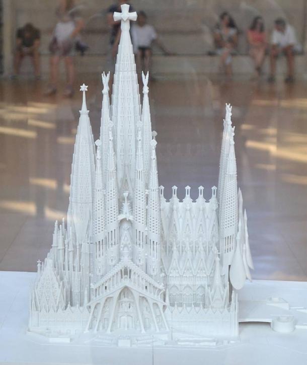 The Sagrada Familia will look like this model (based on sketches and materials left behind by Antoni Gaudi) when it is finally completed around 2026.