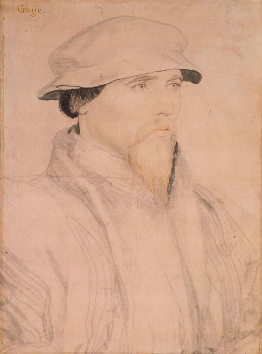 Of the known names found in Anne Boleyn’s Prayer Book, revealed by the ultraviolet light scan, are Sir John Gage, his wife Philippa, and her sister Elizabeth Shirley. This portrait of Sir Gage was painted by Hans Holbein the Younger. (Hans Holbein / Public domain)