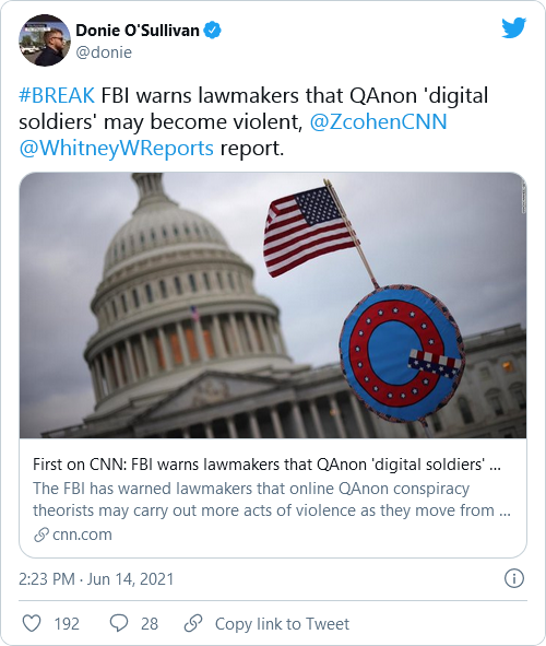 FBI hypes QAnon threat again, says some conspiracy theorists ‘likely’ to attack Democrats Image-615