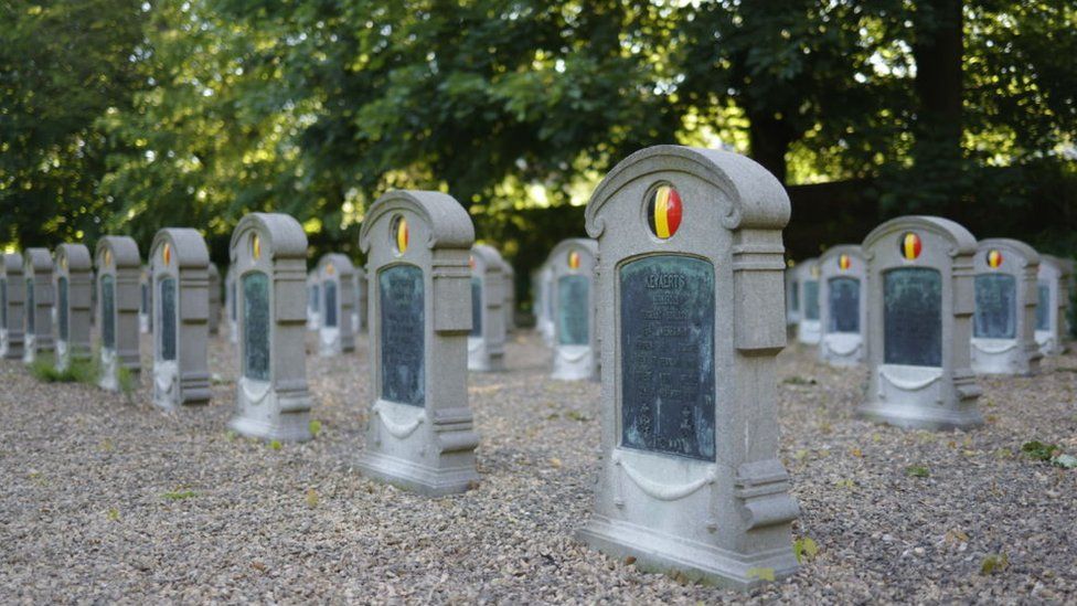 The cemetery in Ghent, Belgium