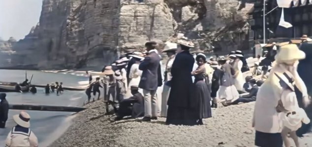 Restored 1899 footage is like a time machine News-1899-beach