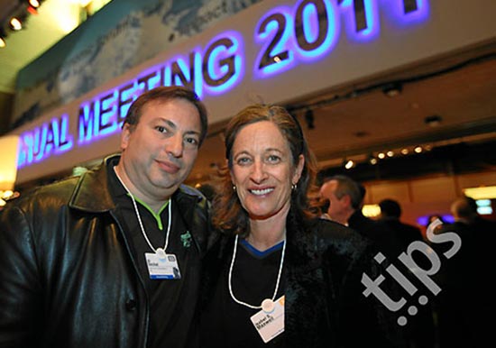 isabel maxwell and al seckel at the world economic forum's 2011 annual meeting
