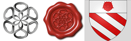 A closer look at the symbolism of the ITNJ (International Tribunal of Natural Justice) Rosette_seal_Orsini_family_crest