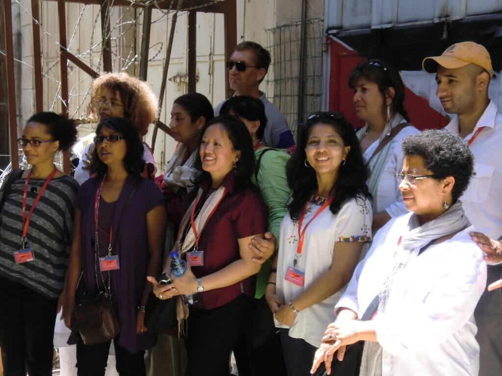 Delegation in old city of Hebron. June 19, 2011