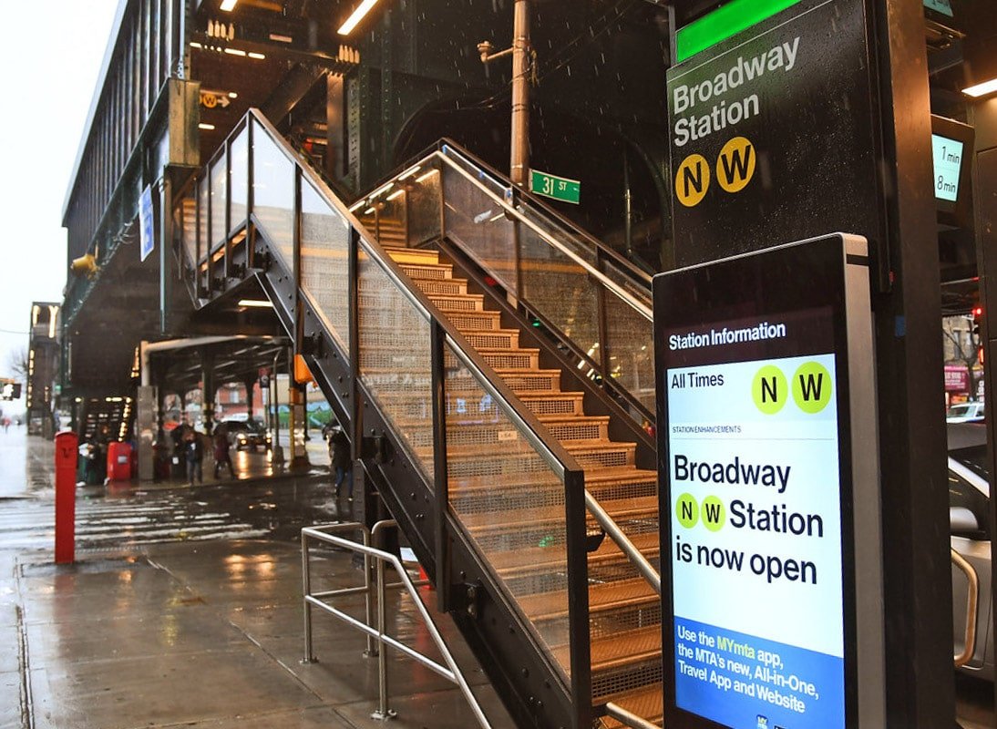 Broadway station on the Astoria Line, Queens, New York