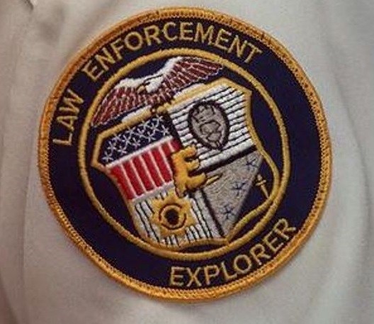 law enforcement explorer badge.