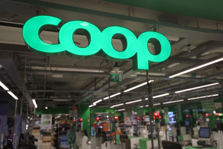 A shuttered Coop supermarket store is pictured in Stockholm, Sweden, on July 3 during an ongoing "colossal" cyber-attack affe