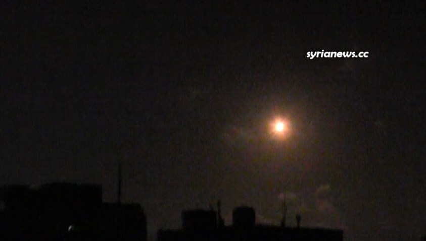 Israel bombs Al Qussayr Homs Syria 22 July 2021