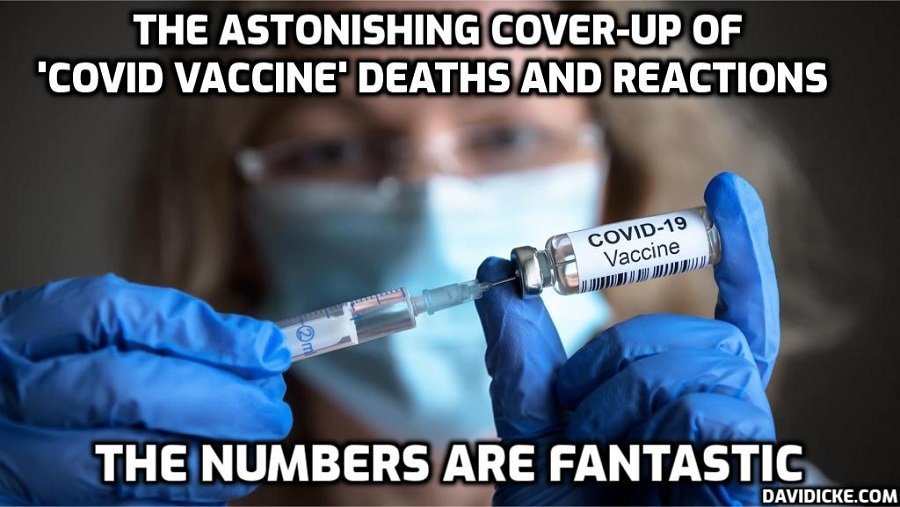 Carlson takes on US 'Covid vaccine' deaths - 'more have died from the 'Covid vaccine' in four months than from all vaccines between 1997 and the end of 2013' (and these are from the official reporting system which only records between one and ten percent of vaccine deaths and adverse reactions)