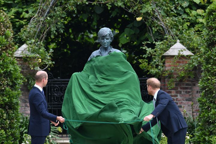A first look at the statue of Diana.&nbsp;