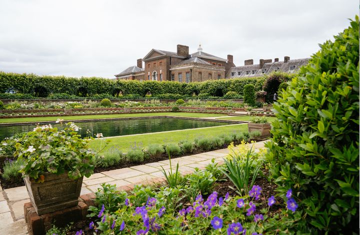 A look at the newly redesigned Sunken Garden, courtesy of Kensington Palace. New work began on the garden in October 2019.