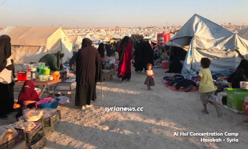 Al Hol concentration camp for displaced Syrians - Hasakah, Syria